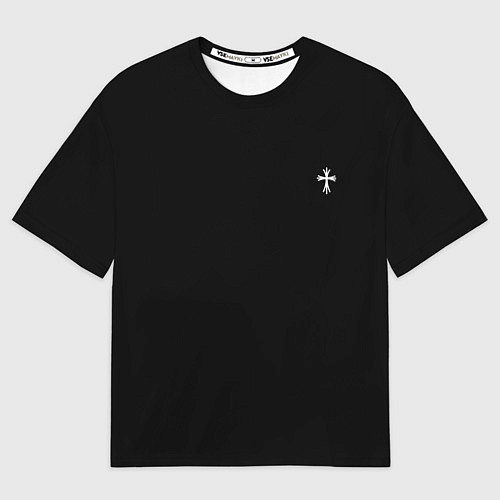 Мужская футболка оверсайз Ворона во тьме / 3D-принт – фото 1