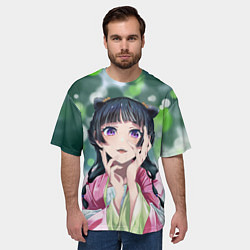 Футболка оверсайз мужская Монолог фармацевта - травница Маомао, цвет: 3D-принт — фото 2