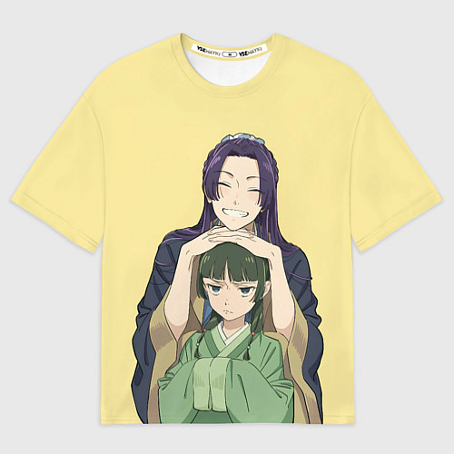 Мужская футболка оверсайз Джинши и Маомао - монолог фармацевта / 3D-принт – фото 1