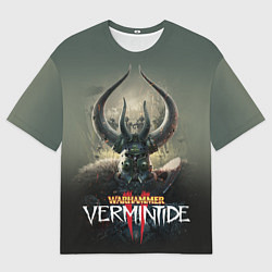 Мужская футболка оверсайз Warhammer - Vermintide 2