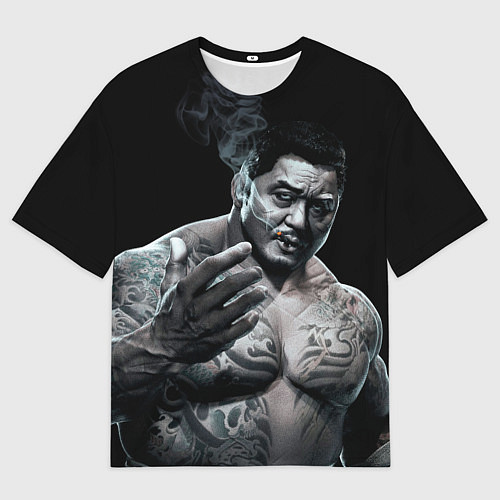 Мужская футболка оверсайз Ma Dong Seok - yakudza / 3D-принт – фото 1