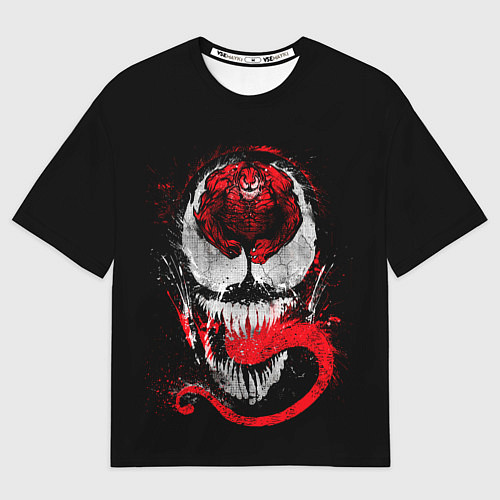 Мужская футболка оверсайз Let there be Carnage / 3D-принт – фото 1