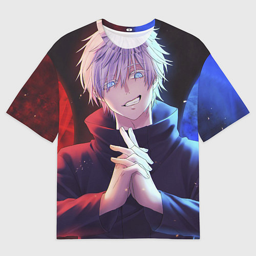 Мужская футболка оверсайз Аниме - магическая битва / 3D-принт – фото 1