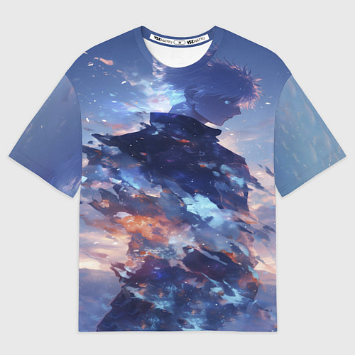 Мужская футболка оверсайз Аниме - магическая битва / 3D-принт – фото 1
