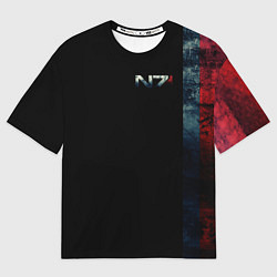 Мужская футболка оверсайз Shepard N7 - светлый