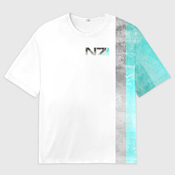 Мужская футболка оверсайз Shepard N7 - галлюцинации