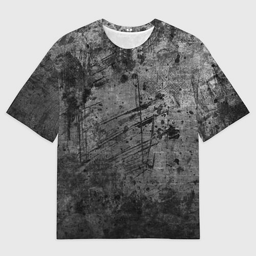 Мужская футболка оверсайз Абстракция - grunge break / 3D-принт – фото 1