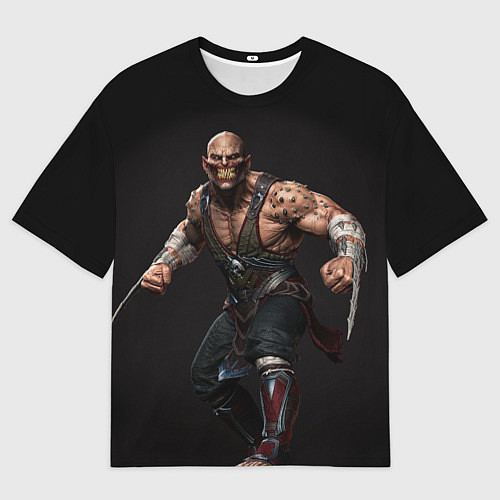 Мужская футболка оверсайз Mortal kombat - baraka / 3D-принт – фото 1