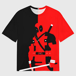 Мужская футболка оверсайз Наемник дэдпул