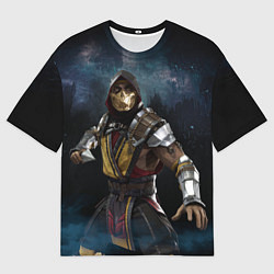 Мужская футболка оверсайз Mortal Kombat - Скорпион