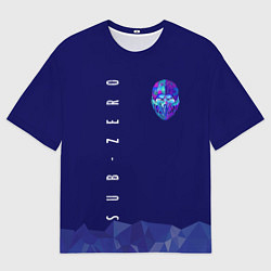 Футболка оверсайз мужская Mortal Kombat - Саб-Зиро, цвет: 3D-принт