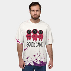 Футболка оверсайз мужская Играй в кальмара, цвет: 3D-принт — фото 2
