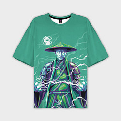 Мужская футболка оверсайз Lord Raiden - Mortal Kombat