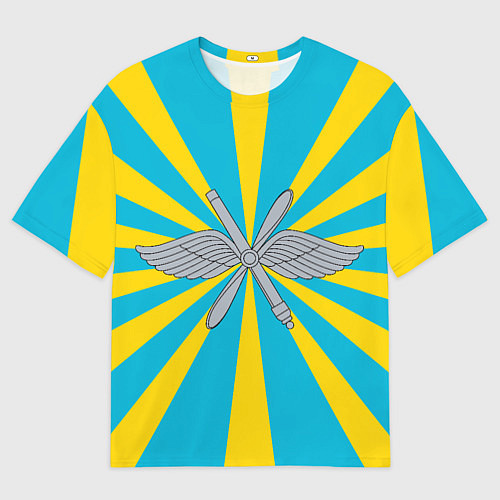 Мужская футболка оверсайз Военно-воздушные силы / 3D-принт – фото 1