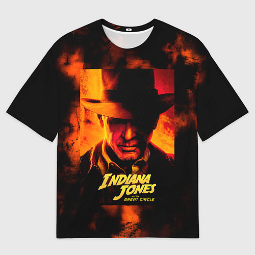 Мужская футболка оверсайз Indiana Jones and the Great Circle / 3D-принт – фото 1
