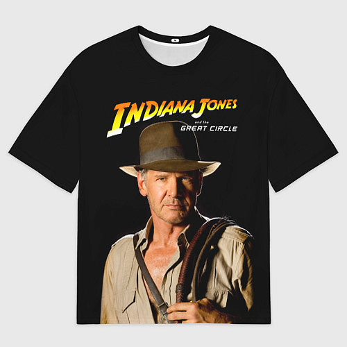 Мужская футболка оверсайз Indiana Jones and the Great Circle / 3D-принт – фото 1