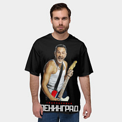 Футболка оверсайз мужская Leningrad group - Sergey, цвет: 3D-принт — фото 2