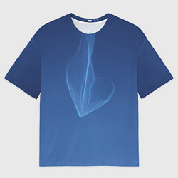 Мужская футболка оверсайз Холодное сердце