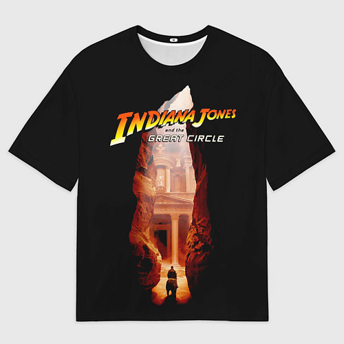 Мужская футболка оверсайз Indiana Jones and the Great Circle / 3D-принт – фото 1