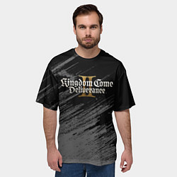 Футболка оверсайз мужская Kingdom come 2 - монохромный, цвет: 3D-принт — фото 2