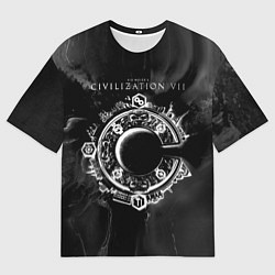 Мужская футболка оверсайз Civilization VII