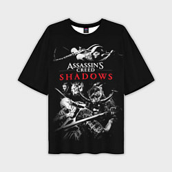 Мужская футболка оверсайз Assassins Creed Shadows - samurai