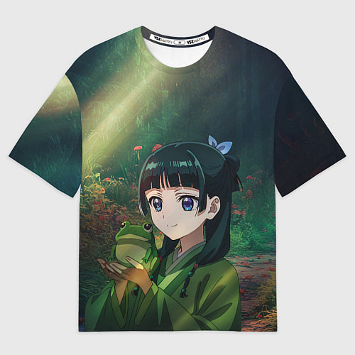 Мужская футболка оверсайз МаоМао и лягушка - Монолог Фармацевта / 3D-принт – фото 1