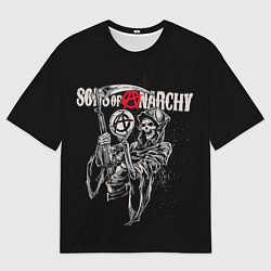 Мужская футболка оверсайз Sons Of Anarchy - death