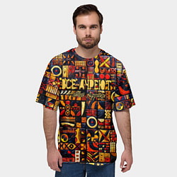 Футболка оверсайз мужская Все дуреют с этой Африки, цвет: 3D-принт — фото 2