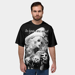 Футболка оверсайз мужская Все дуреют с этих пиратов, цвет: 3D-принт — фото 2