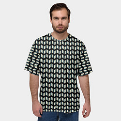 Футболка оверсайз мужская Шифер, цвет: 3D-принт — фото 2