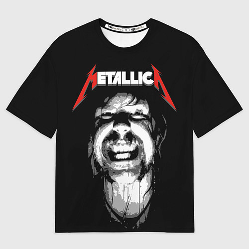 Мужская футболка оверсайз Metallica - James Hetfield / 3D-принт – фото 1