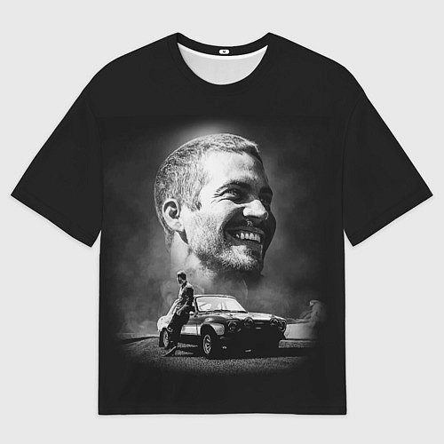 Мужская футболка оверсайз Пол Уокер / 3D-принт – фото 1