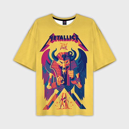 Мужская футболка оверсайз Metallica - Egypt / 3D-принт – фото 1