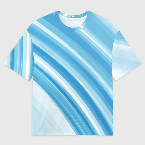 Мужская футболка оверсайз Акварель / 3D-принт – фото 1