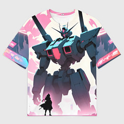 Мужская футболка оверсайз Аниме и роботы