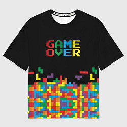 Мужская футболка оверсайз Game over