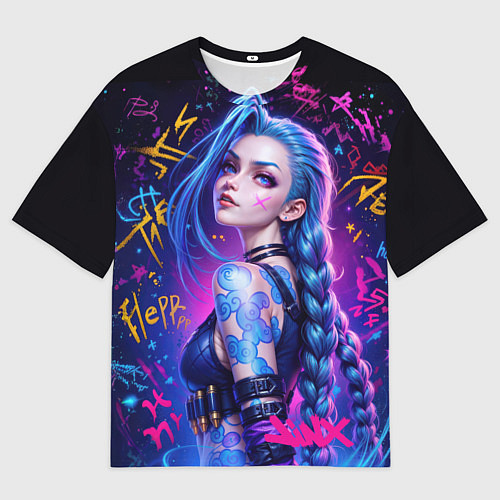 Мужская футболка оверсайз Powder / 3D-принт – фото 1