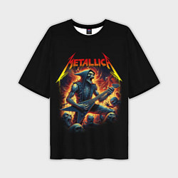 Футболка оверсайз мужская Metallica - James Alan Hatfield, цвет: 3D-принт