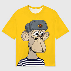 Мужская футболка оверсайз NFT ape turtleneck