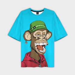 Мужская футболка оверсайз NFT smile ape