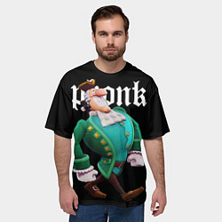 Футболка оверсайз мужская Treasure island - Livsey phonk, цвет: 3D-принт — фото 2