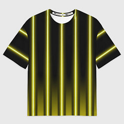 Мужская футболка оверсайз Neon yellow