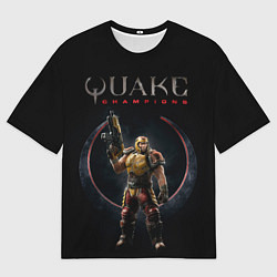 Мужская футболка оверсайз Quake champions - Ranger