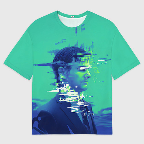 Мужская футболка оверсайз Марк Скаут - Разделение / 3D-принт – фото 1