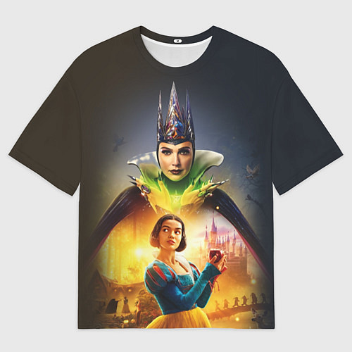 Мужская футболка оверсайз Белоснежка и Мачеха / 3D-принт – фото 1