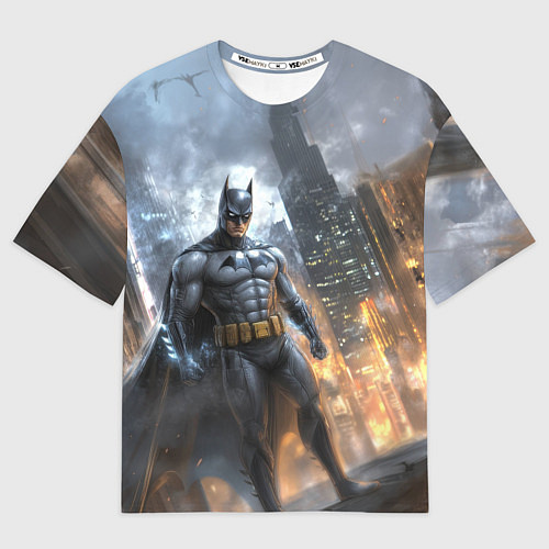 Мужская футболка оверсайз Бэтмен - старый стиль / 3D-принт – фото 1