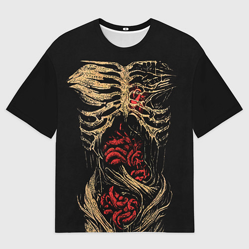 Мужская футболка оверсайз Внутренний мир / 3D-принт – фото 1