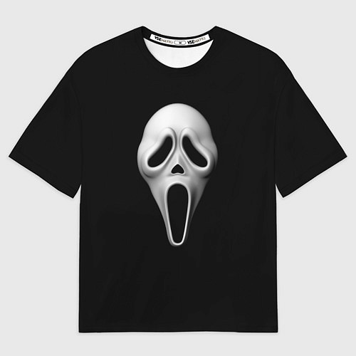 Мужская футболка оверсайз Крик маска косплей / 3D-принт – фото 1