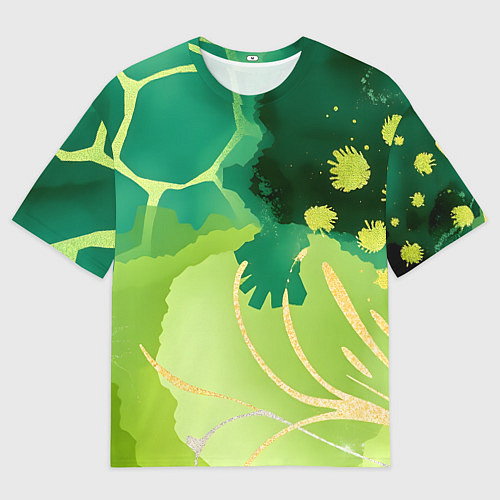 Мужская футболка оверсайз Вдохновленный природой / 3D-принт – фото 1